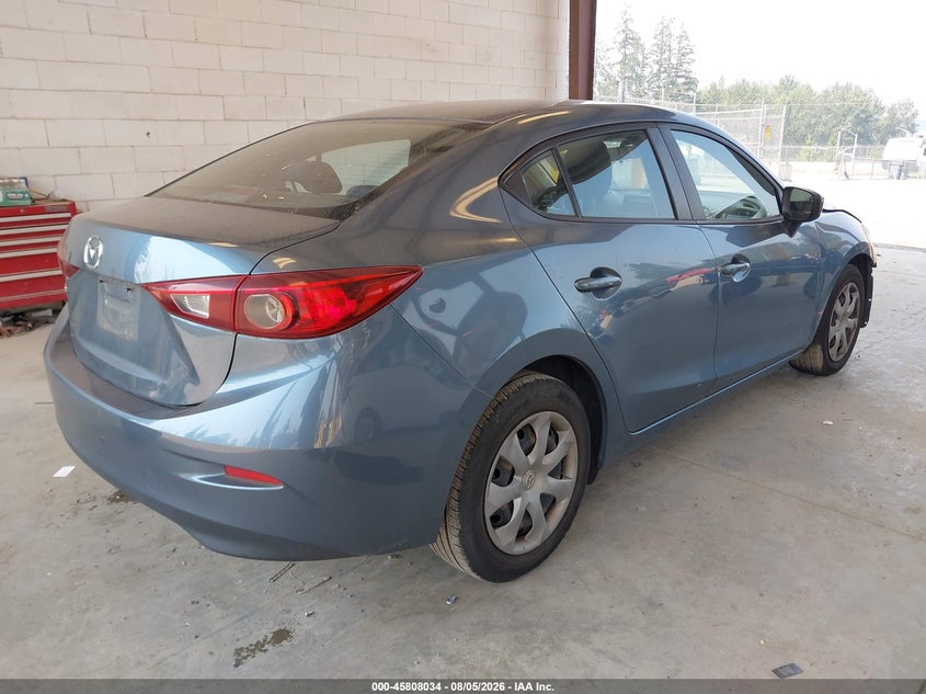 Vin: jm1bm1u73e1166993, lot: 46306879, mazda mazda3 i sport 20144