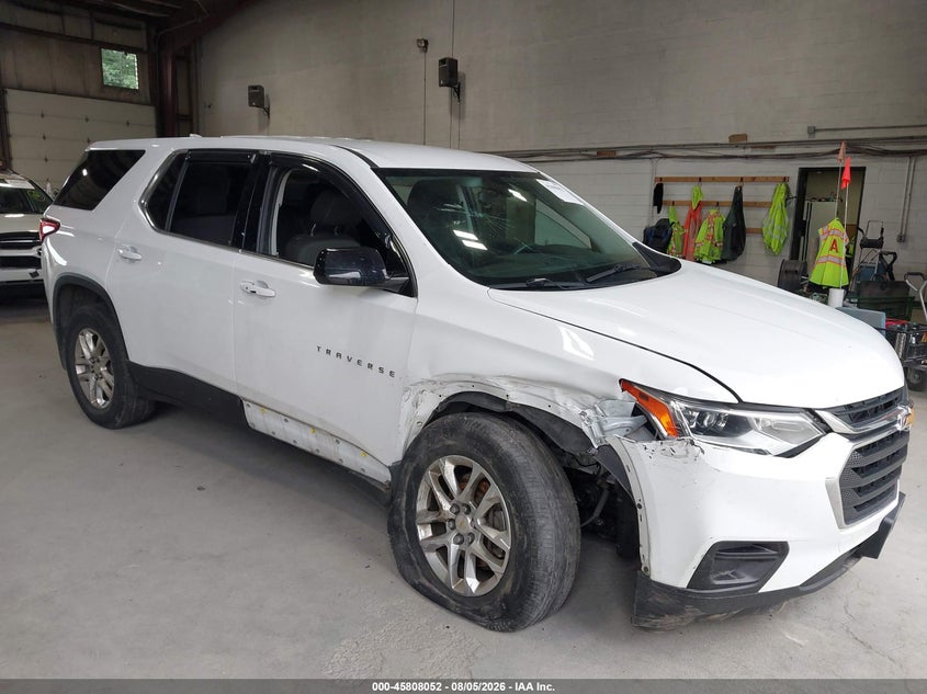 Vin: 1gnevfkw6kj107148, lot: 46306897, chevrolet traverse ls 2019 img_1