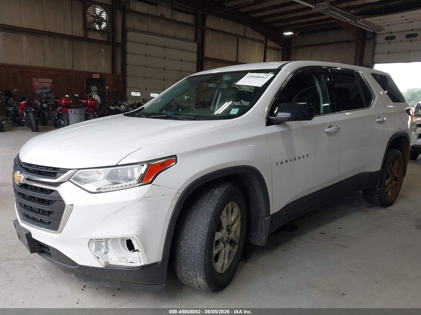 Vin: 1gnevfkw6kj107148, lot: 46306897, chevrolet traverse ls 20192