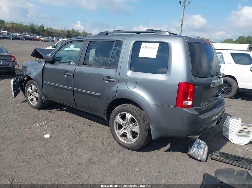 Vin: 5fnyf4h5xdb014455, lot: 46306911, honda pilot ex-l 20133
