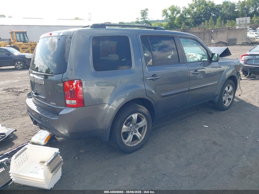 Vin: 5fnyf4h5xdb014455, lot: 46306911, honda pilot ex-l 20134