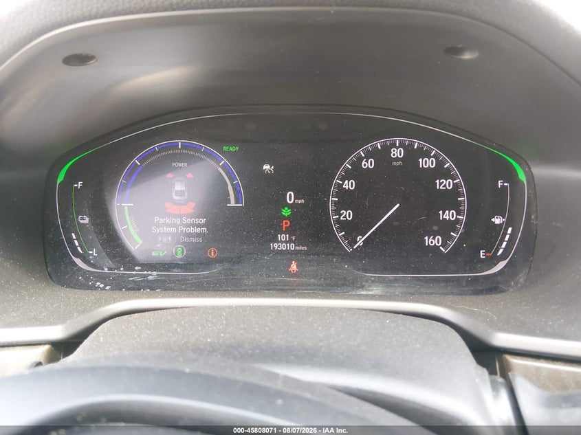 2021 HONDA ACCORD HYBRID auction photo 7