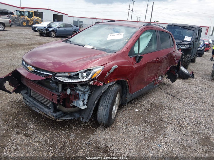 Vin: kl7cjlsb1mb328724, lot: 46306924, chevrolet trax fwd lt 20212