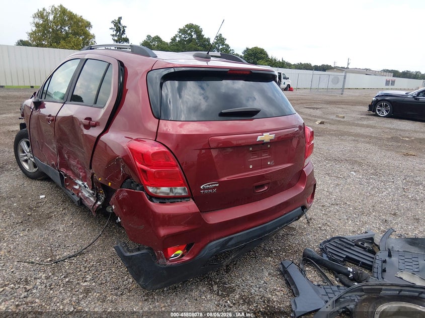 Vin: kl7cjlsb1mb328724, lot: 46306924, chevrolet trax fwd lt 20213