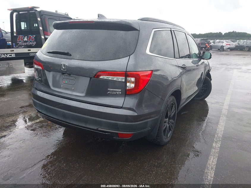 Vin: 5fnyf6h29mb087253, lot: 46306939, honda pilot awd special edition 20214