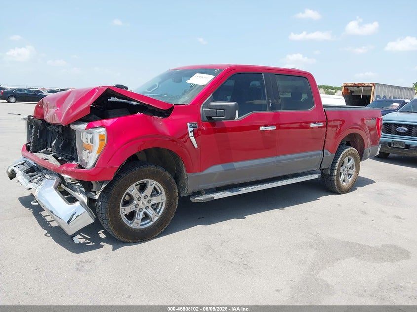Vin: 1ftfw1e50mkd15572, lot: 46306948, ford f-150 xlt 20212