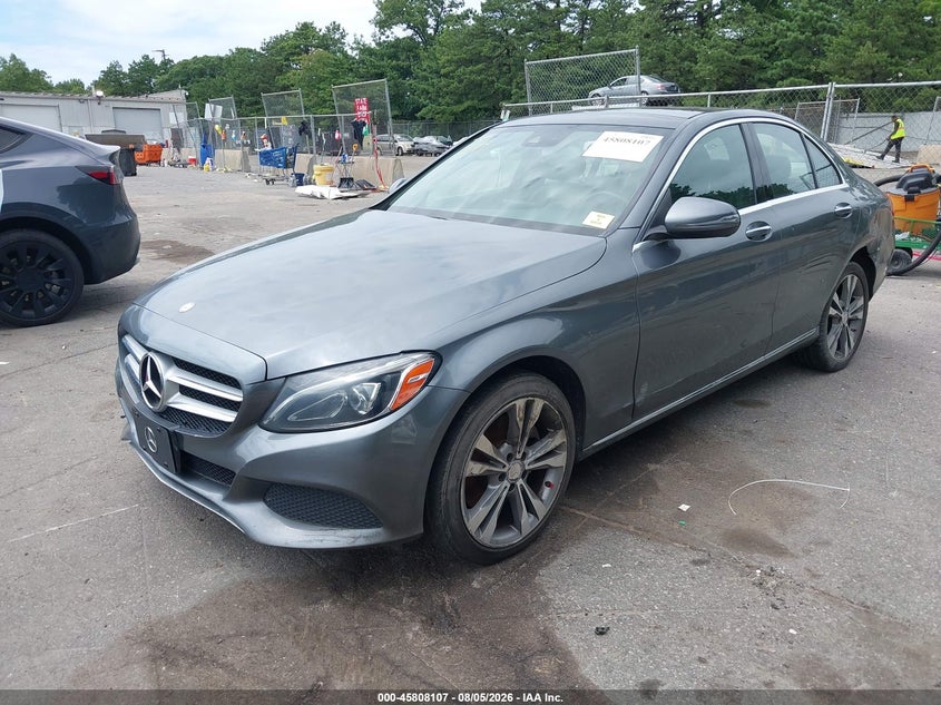 Vin: 55swf4kb1hu188330, lot: 46306953, mercedes-benz c 300 4matic 20172