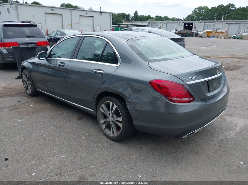 Vin: 55swf4kb1hu188330, lot: 46306953, mercedes-benz c 300 4matic 20173
