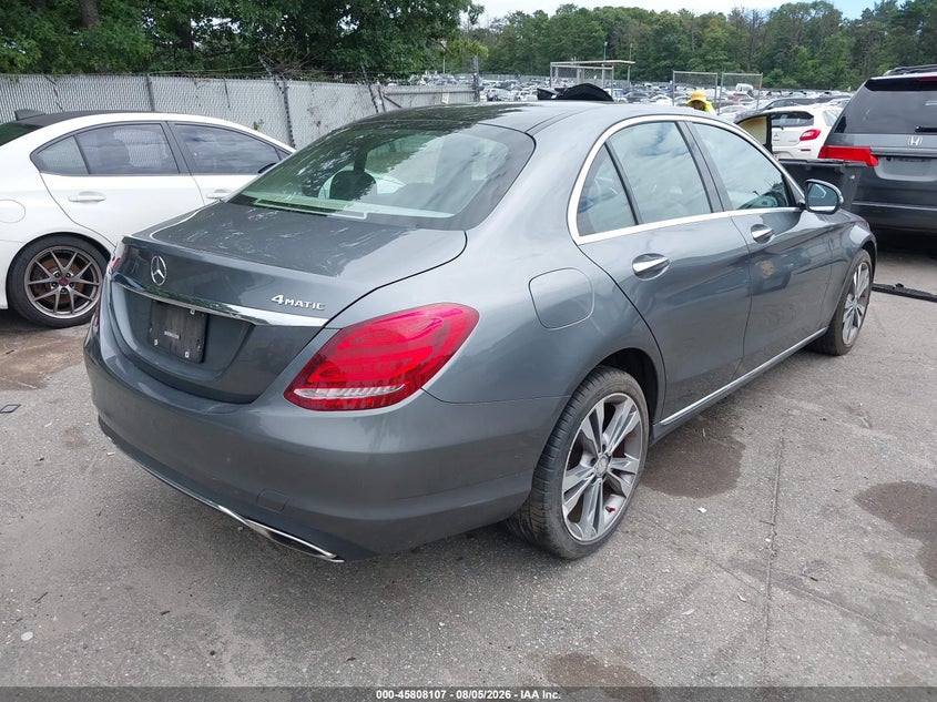 Vin: 55swf4kb1hu188330, lot: 46306953, mercedes-benz c 300 4matic 20174