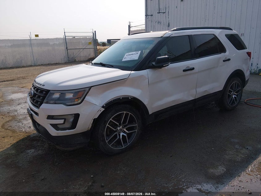 Vin: 1fm5k8gt9ggd02589, lot: 46306995, ford explorer sport 20162