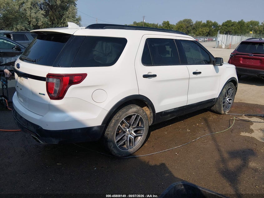 Vin: 1fm5k8gt9ggd02589, lot: 46306995, ford explorer sport 20164
