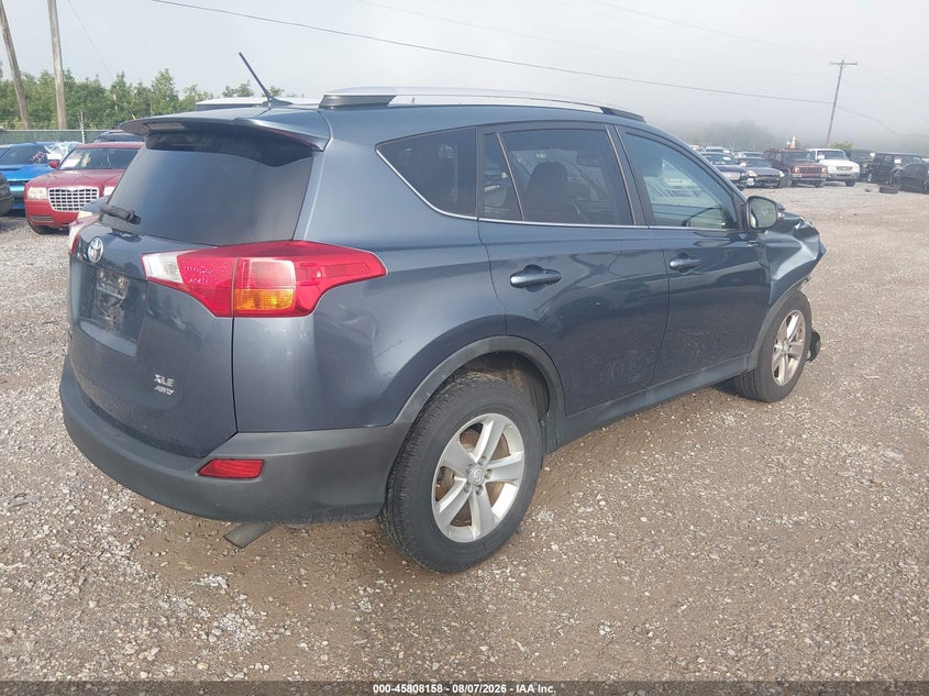 Vin: 2t3rfrev8dw064075, lot: 46307004, toyota rav4 xle 20134
