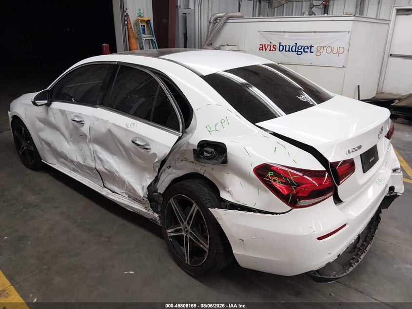 Vin: w1k3g4eb4mj297970, lot: 46307015, mercedes-benz a 220 20213