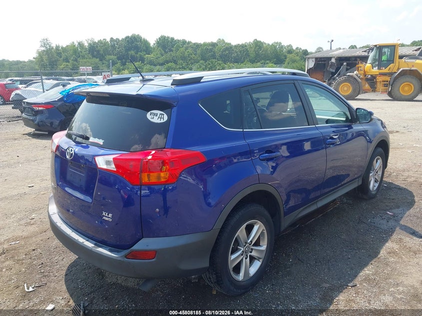 2015 TOYOTA RAV 4 SPORT UTILITY VEHICLE 2.5L I-4 DOHC, VVT, 176HP