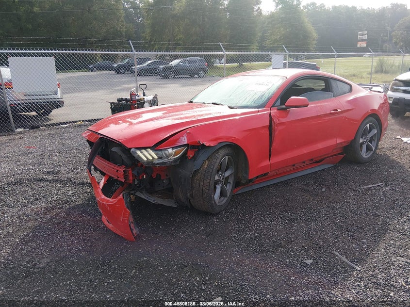 Vin: 1fa6p8amxf5428567, lot: 46307032, ford mustang v6 20152