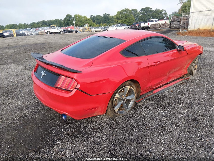 Vin: 1fa6p8amxf5428567, lot: 46307032, ford mustang v6 20154