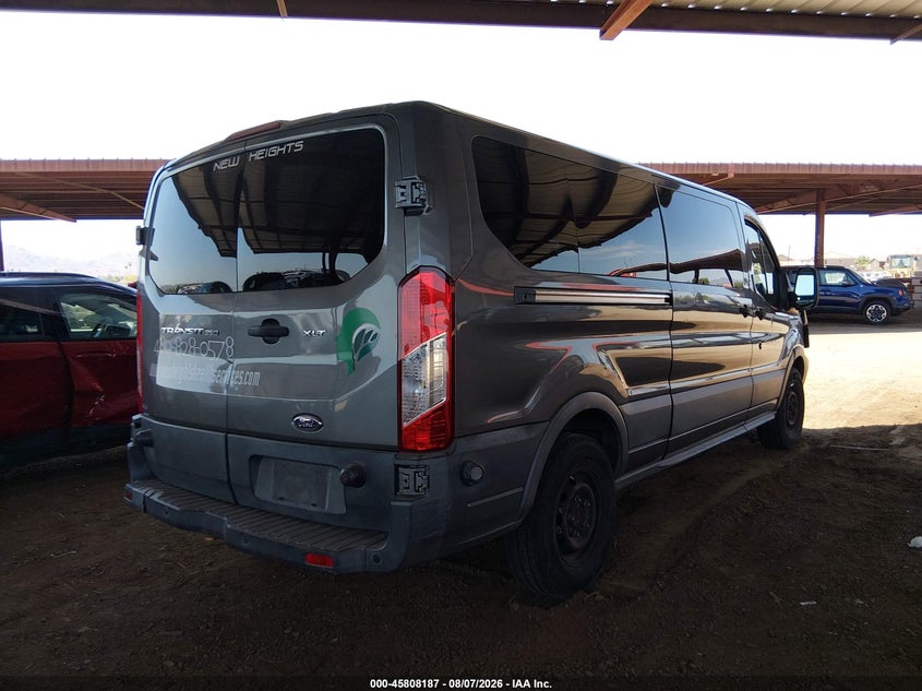 Vin: 1fbzx2ym5fka50416, lot: 46307033, ford transit-350 xlt 20154