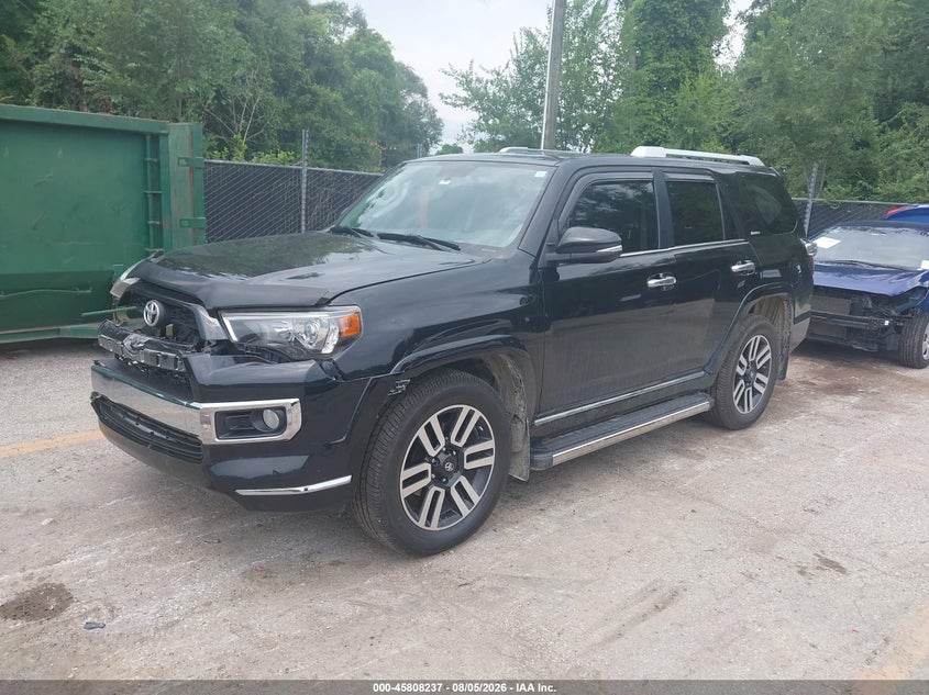 Vin: jtebu5jr6j5585366, lot: 46307083, toyota 4runner limited 20182