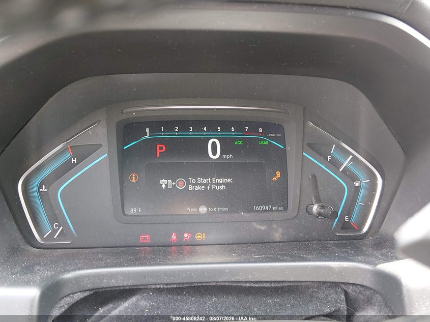 2018 HONDA ODYSSEY auction photo 7
