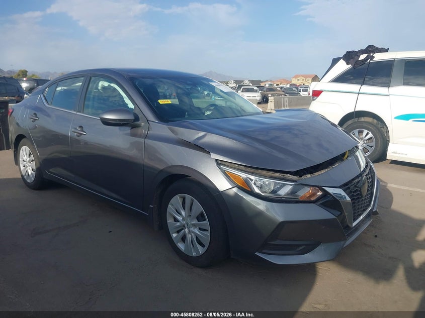 Vin: 3n1ab8bv9ny240606, lot: 46307098, nissan sentra s xtronic cvt 2022 img_1