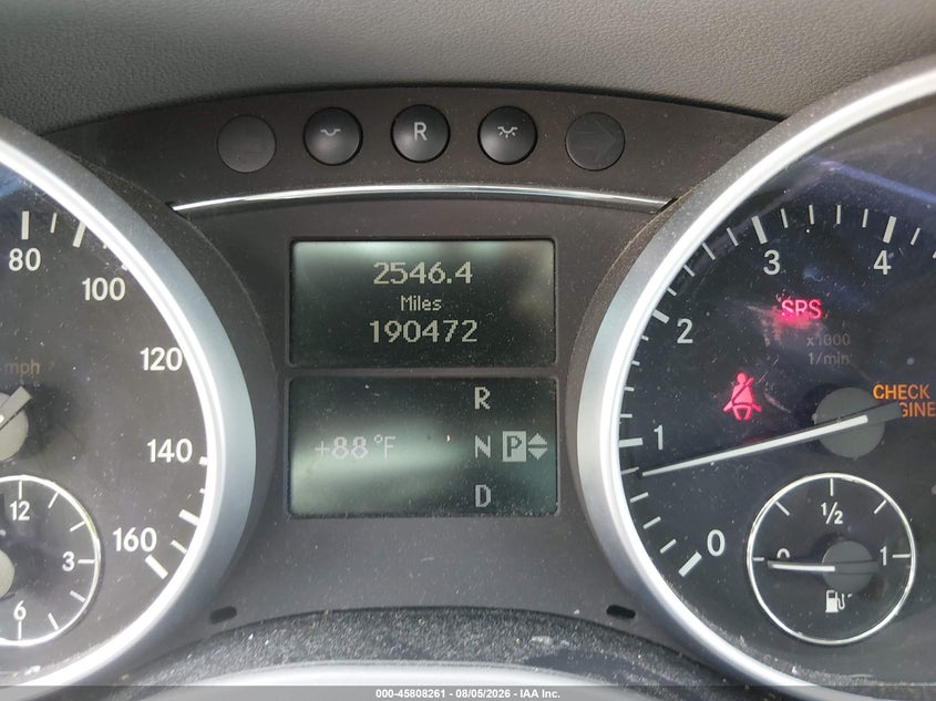 2008 MERCEDES-BENZ ML 350 auction photo 7