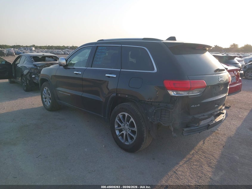 Vin: 1c4rjfbg4fc629298, lot: 46307109, jeep grand cherokee limited 20153