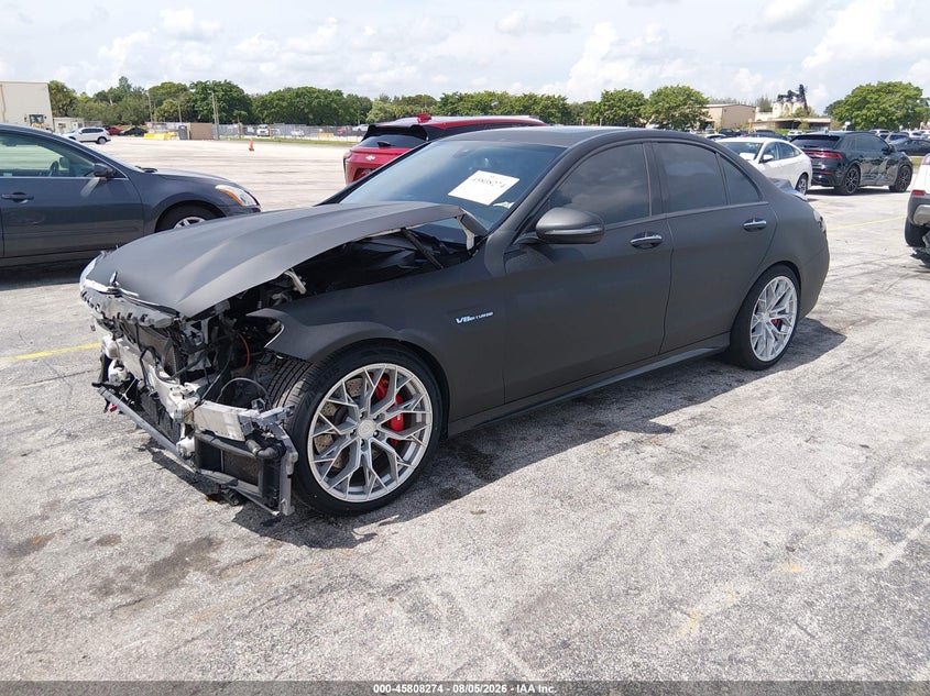 Vin: 55swf8gb0ju245431, lot: 46307120, mercedes-benz amg c 63 20182