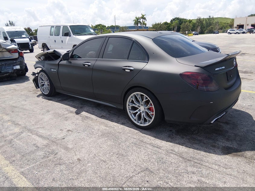 Vin: 55swf8gb0ju245431, lot: 46307120, mercedes-benz amg c 63 20183