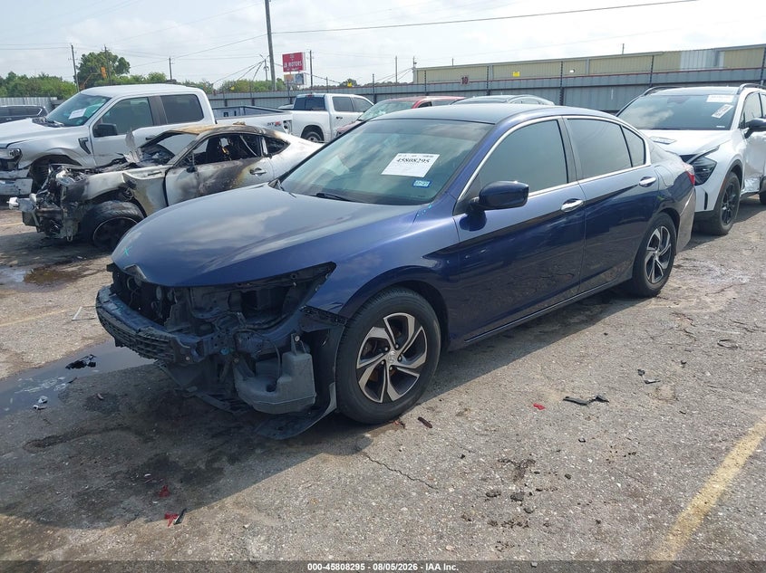 Vin: 1hgcr2f33ga199051, lot: 46307141, honda accord lx 20162