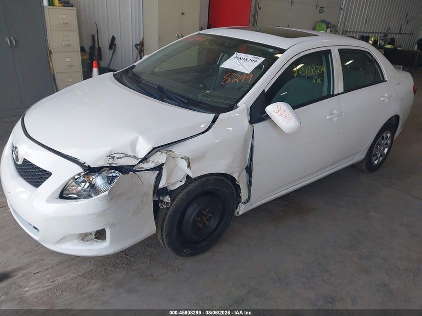 2010 Toyota Corolla, Удар спереди, IAAI, VIN 1NXBU4EE6AZ267206 — фото 2