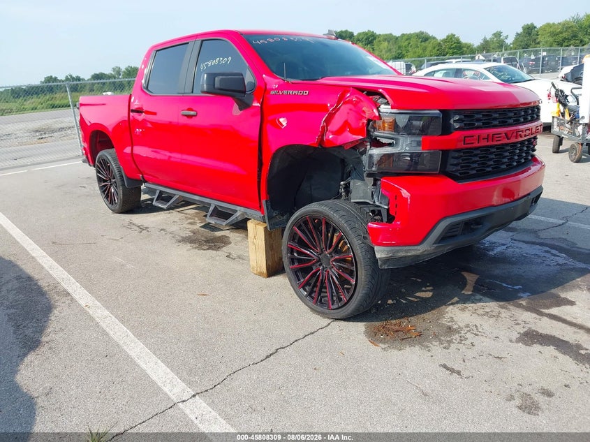 Vin: 3gcpybek2lg379449, lot: 46307155, chevrolet silverado 1500 4wd  short bed custom 2020 img_1