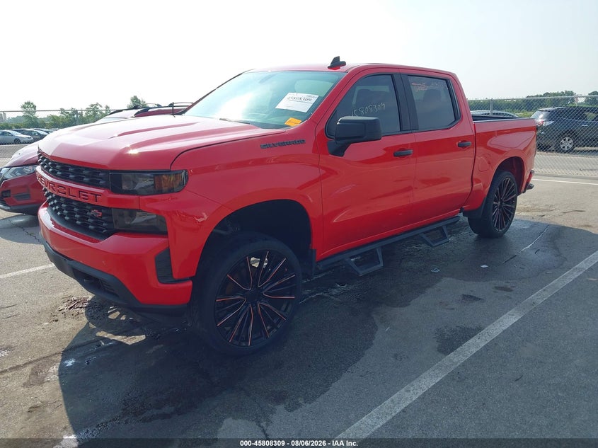 Vin: 3gcpybek2lg379449, lot: 46307155, chevrolet silverado 1500 4wd  short bed custom 20202
