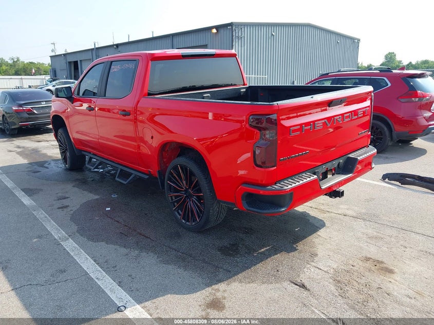 Vin: 3gcpybek2lg379449, lot: 46307155, chevrolet silverado 1500 4wd  short bed custom 20203
