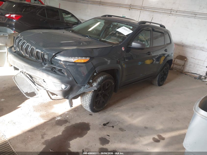 Vin: 1c4pjmbs2gw223195, lot: 46307157, jeep cherokee trailhawk 20162