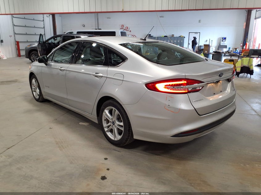 Vin: 3fa6p0uu9jr271584, lot: 46307187, ford fusion hybrid s 20183