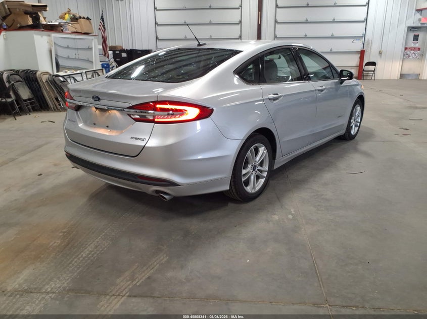 Vin: 3fa6p0uu9jr271584, lot: 46307187, ford fusion hybrid s 20184