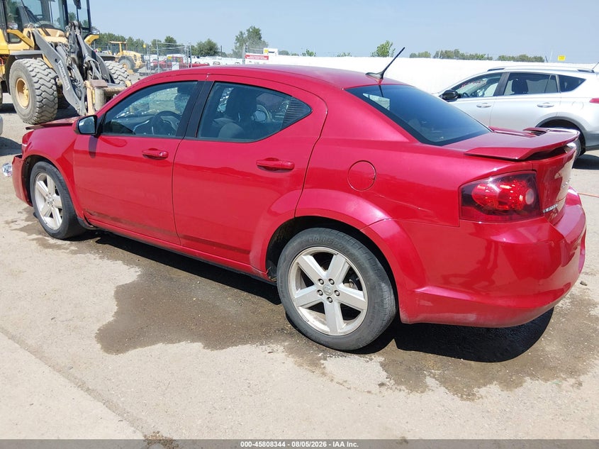 Vin: 1c3cdzcg3en217295, lot: 46307190, dodge avenger sxt 20143