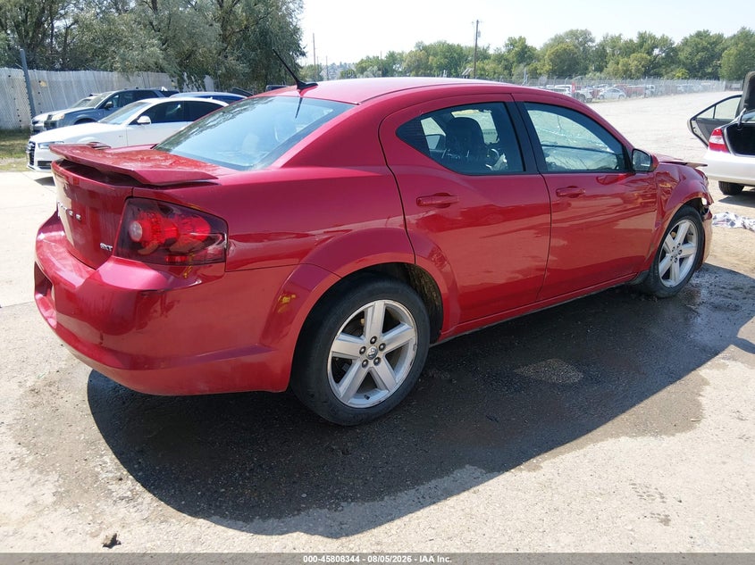 Vin: 1c3cdzcg3en217295, lot: 46307190, dodge avenger sxt 20144