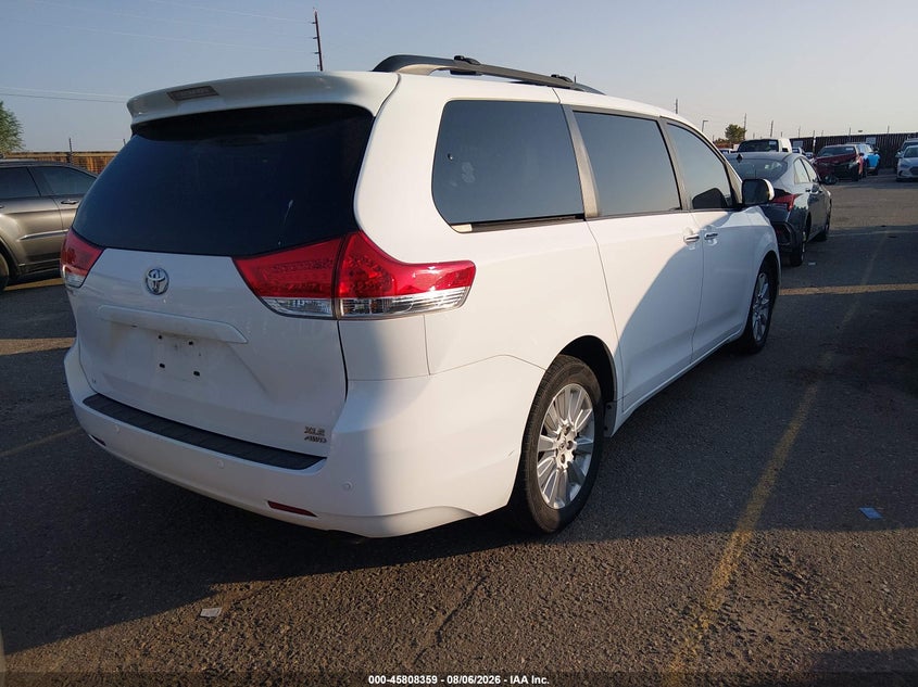Vin: 5tddk3dc6es087540, lot: 46307205, toyota sienna xle 7 passenger 20144