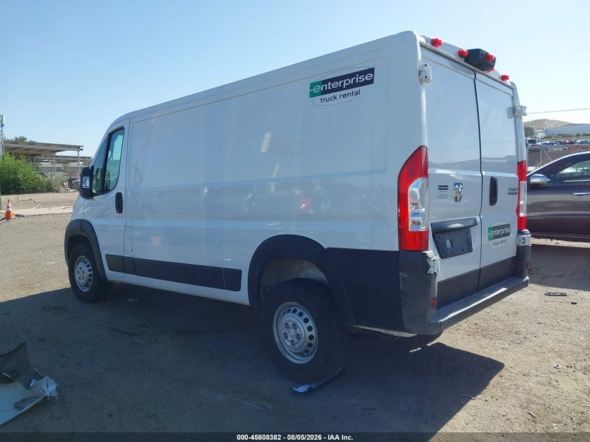 Vin: 3c6lrvvg9te174366, lot: 46307228, ram promaster 2500 tradesman low roof 136 wb w/pass seat 20263
