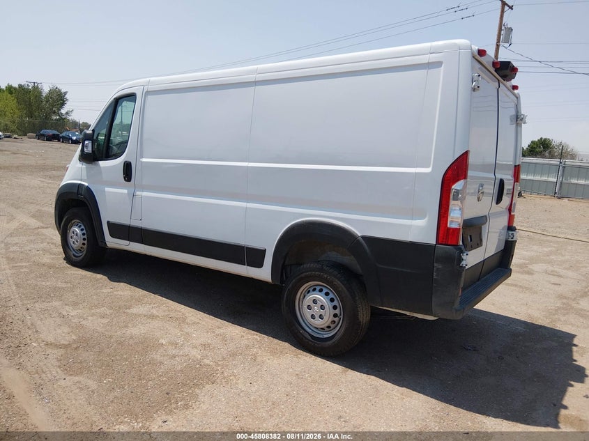 Vin: 3c6lrvvg9te174366, lot: 46307228, ram promaster 2500 tradesman low roof 136 wb w/pass seat 20263
