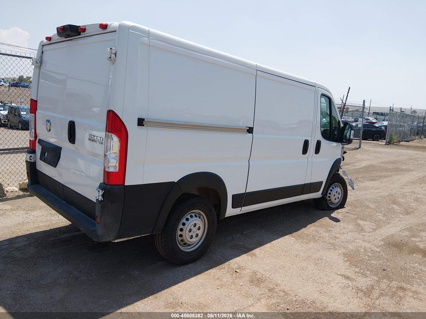 Vin: 3c6lrvvg9te174366, lot: 46307228, ram promaster 2500 tradesman low roof 136 wb w/pass seat 20264