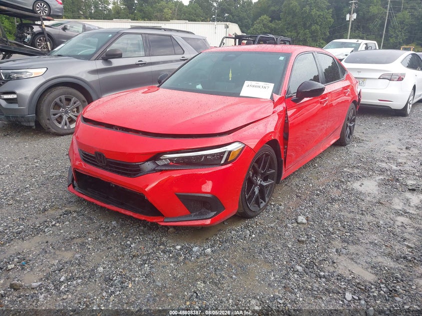 Vin: 2hgfe2f58ph532999, lot: 46307233, honda civic sport 20232