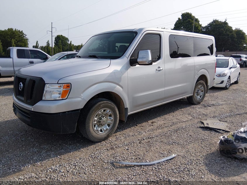 Vin: 5bzbf0aa3jn852782, lot: 46307239, nissan nv passenger nv3500 hd sv v6 20182