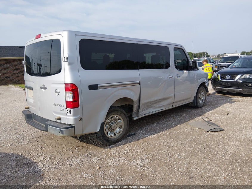Vin: 5bzbf0aa3jn852782, lot: 46307239, nissan nv passenger nv3500 hd sv v6 20184