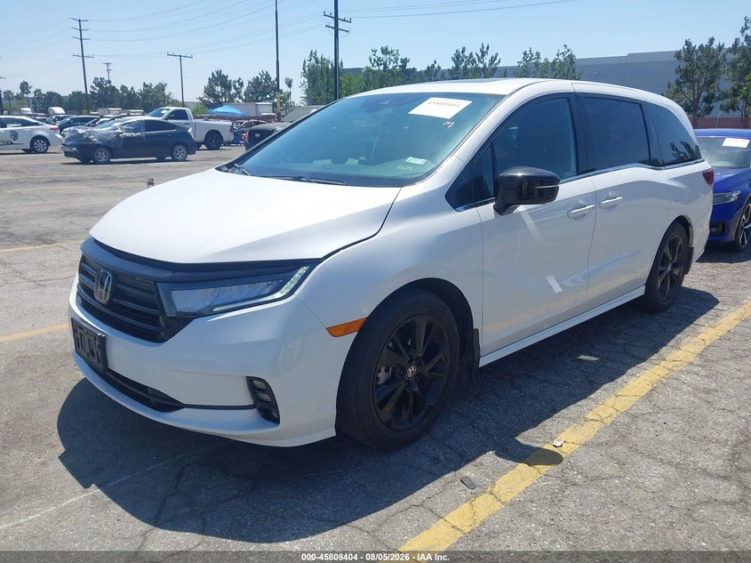 Vin: 5fnrl6h72rb028240, lot: 46307250, honda odyssey sport 20242