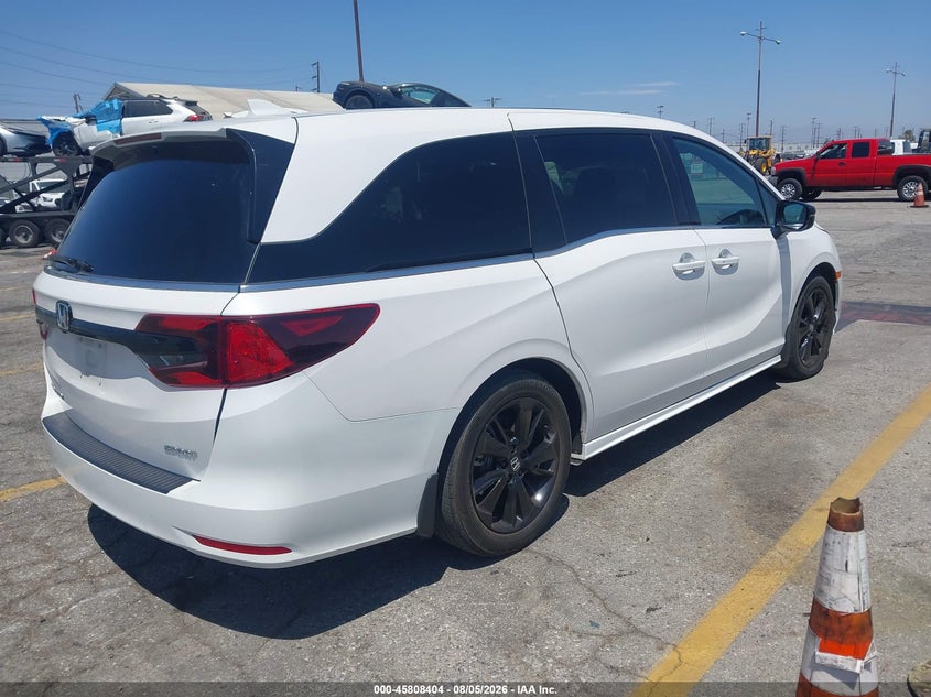 Vin: 5fnrl6h72rb028240, lot: 46307250, honda odyssey sport 20244
