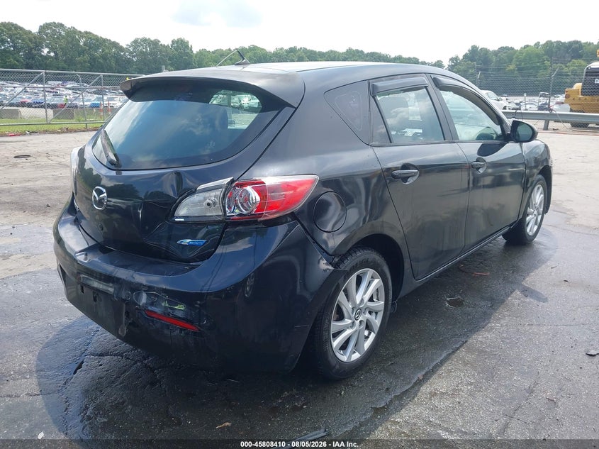 Vin: jm1bl1l76d1705691, lot: 46307256, mazda mazda3 i touring 20134