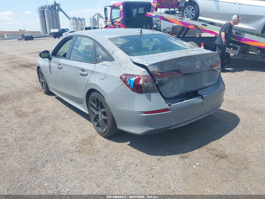 Vin: 2hgfe2f53sh506075, lot: 46307258, honda civic sport 20253