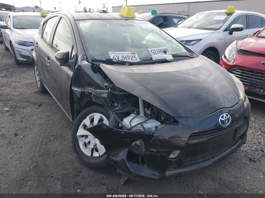 2012 TOYOTA PRIUS C auction photo 1
